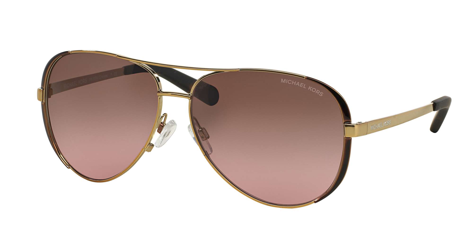 Gold - Dk Chocolate Brown / BROWN ROSE GRADIENT lenses
