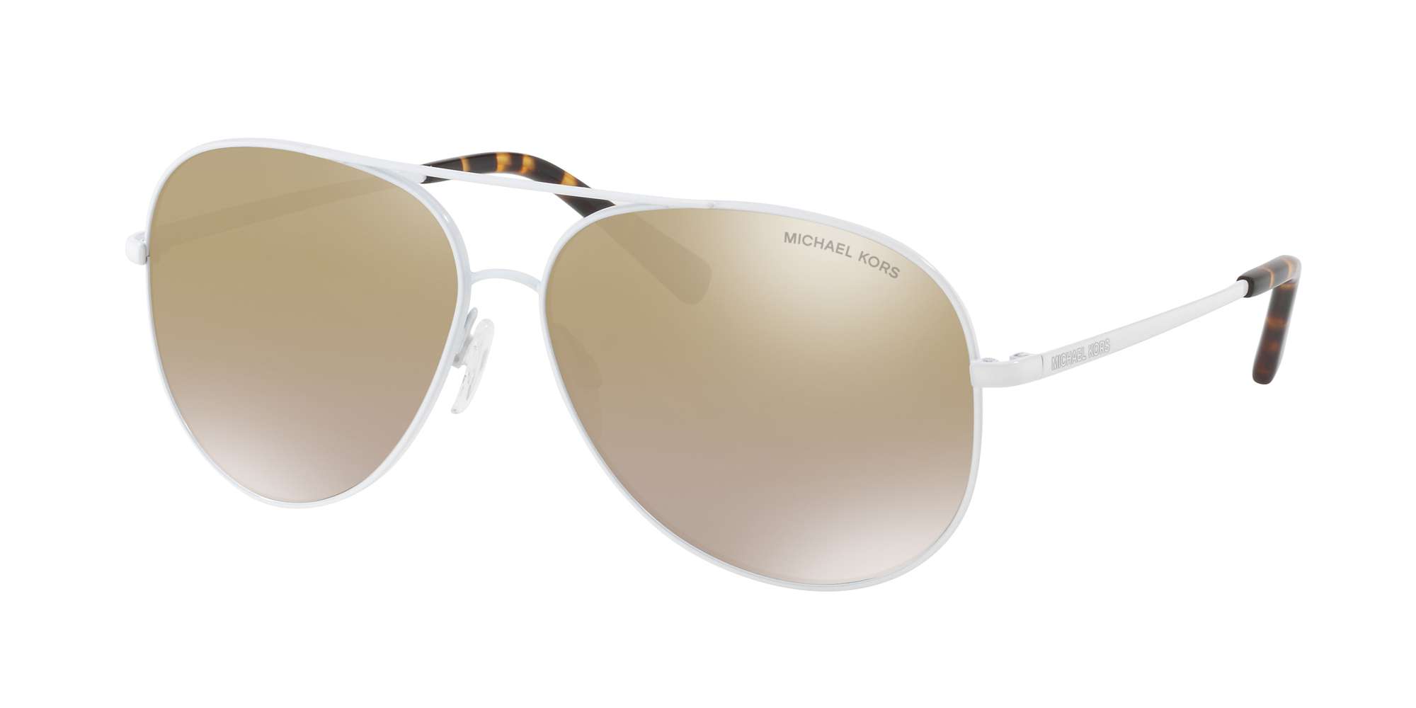 WHITE / GOLD MIRROR GRADIENT lenses