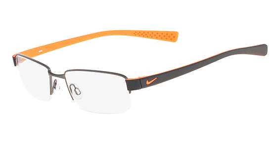 (070) Brushed Gunmetal/Total Orange (070)