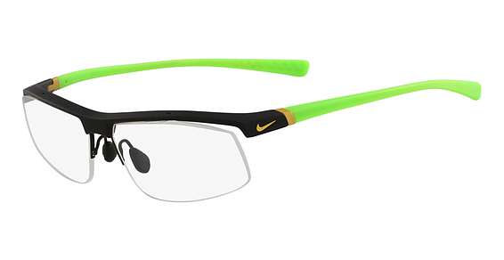 (005) MATTE BLACK/POISON GREEN (005)