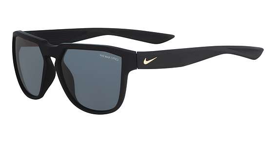 (001) MATTE BLACK/GOLD W/DK GRY LENS (001)