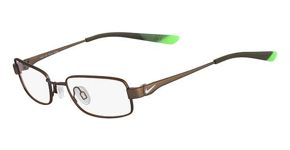 (245) SATIN WALNUT/GREEN STRIKE (245)