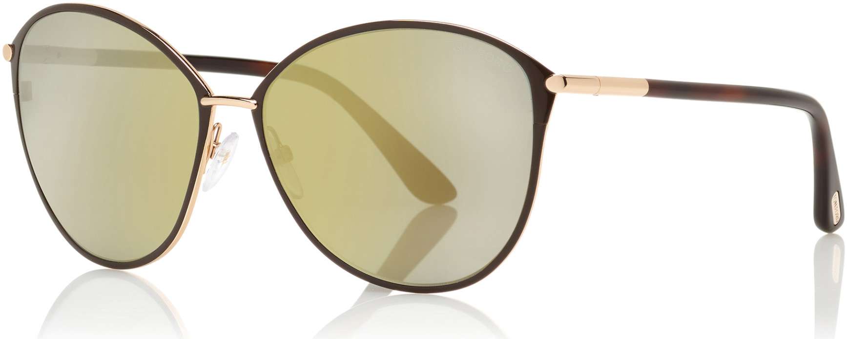 Shiny Rose Gold / Smoke Mirror lenses
