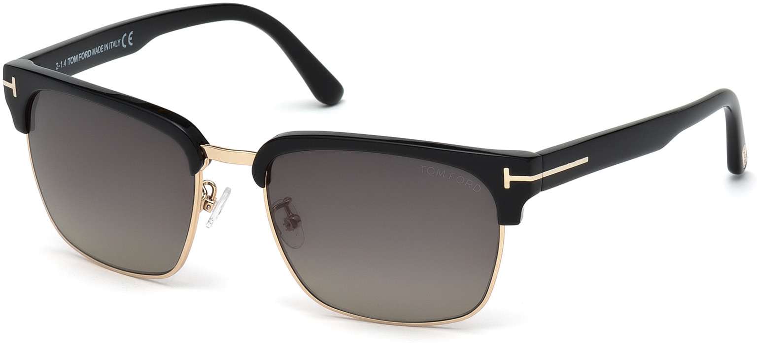 shiny black / smoke polarized