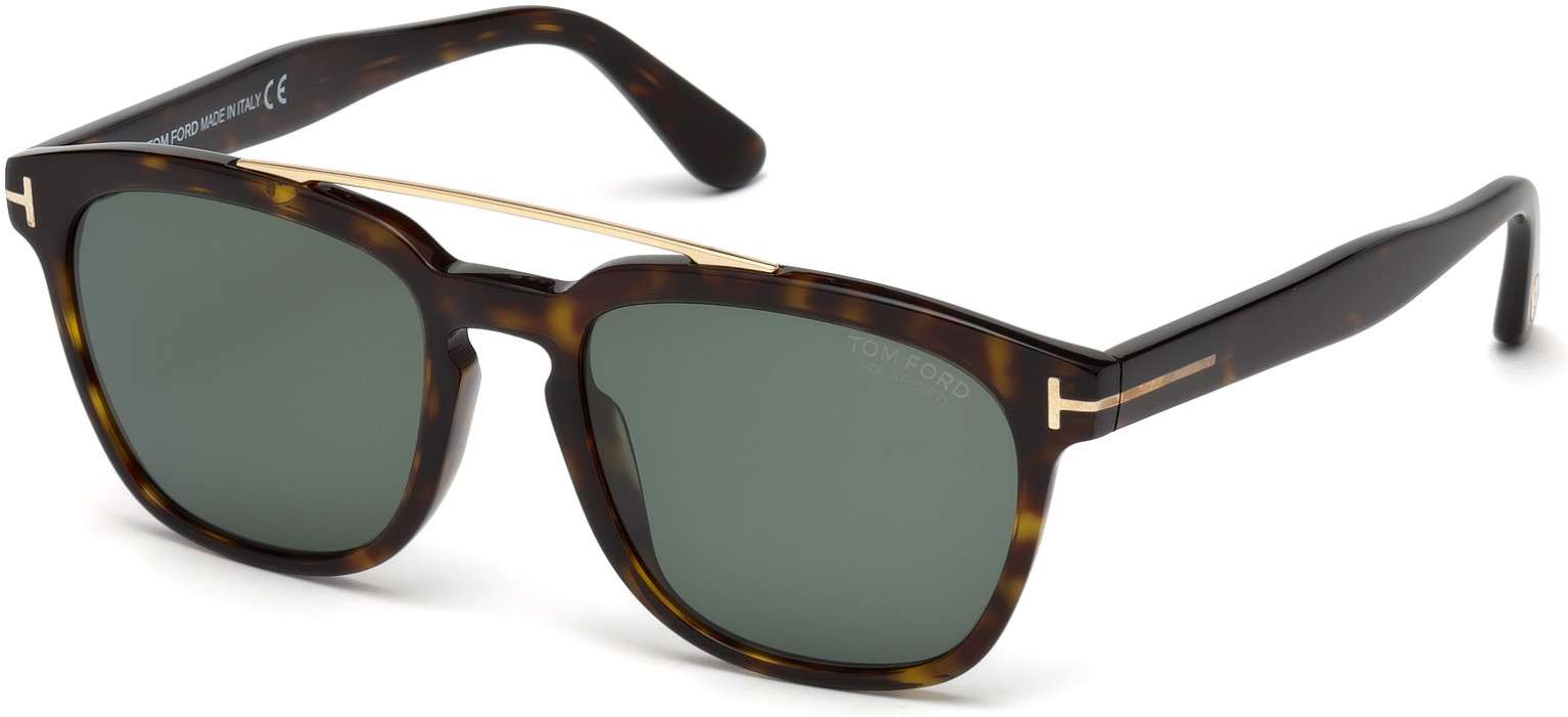 dark havana / green polarized