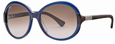 Transparent Blue Havana/Gradient Brown Lenses (90F)