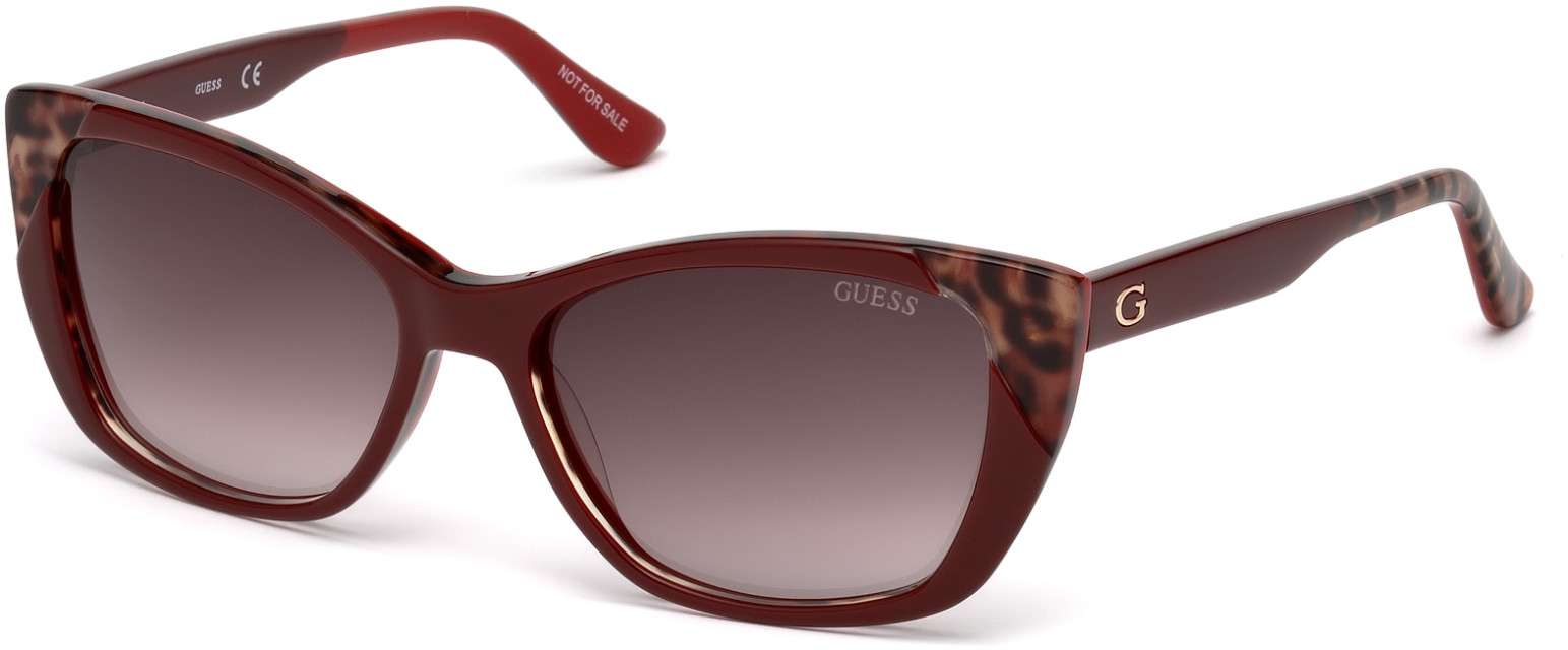 shiny red / gradient brown