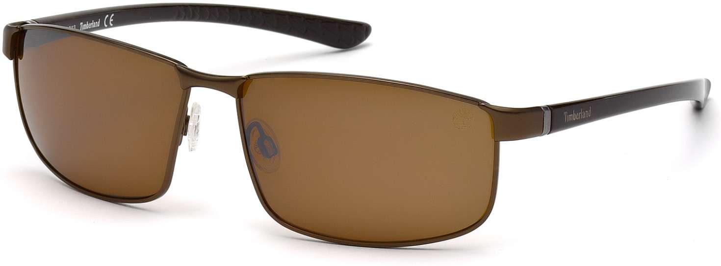 matte dark brown / brown polarized