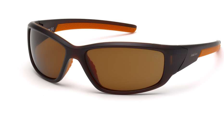 matte dark brown / brown polarized