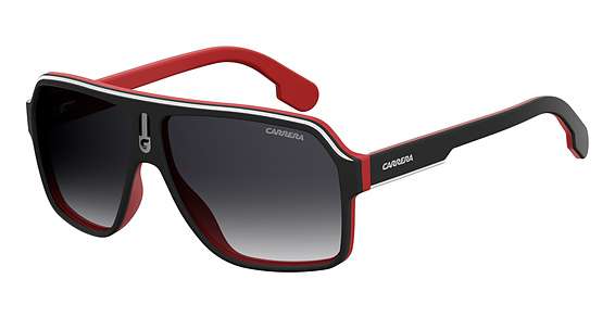 Matte Black Red / Dkgray Gradient lenses