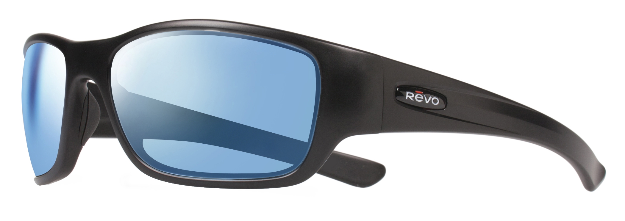 Matte Black / Blue Water lenses