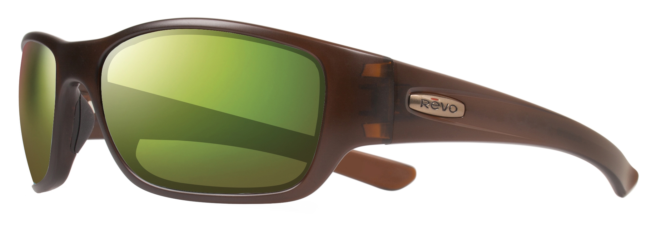 Matte Brown / Green Water lenses