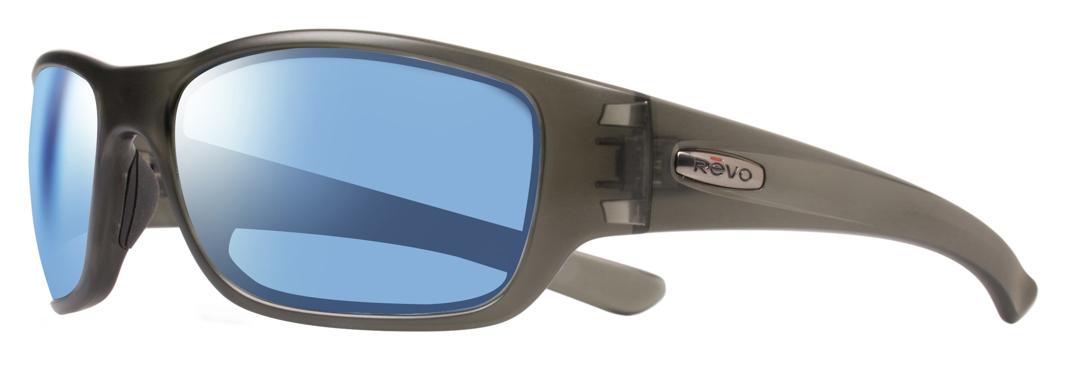 Matte Olive Crystal / Blue Water lenses