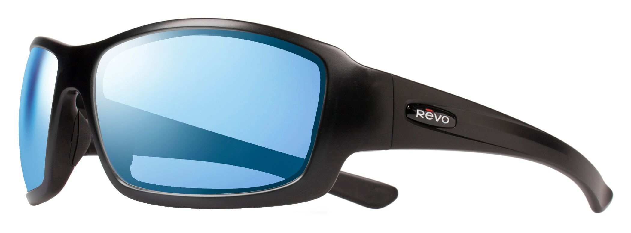 Matte Black / Blue Water lenses
