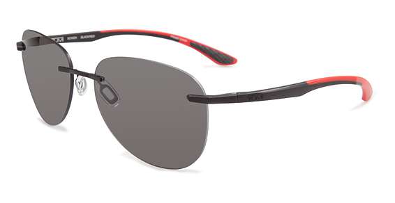 black red
