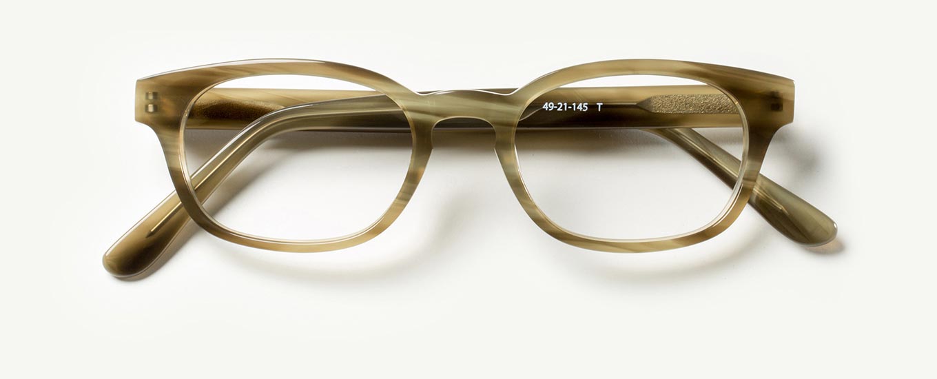 Olive Streak / Clear lenses