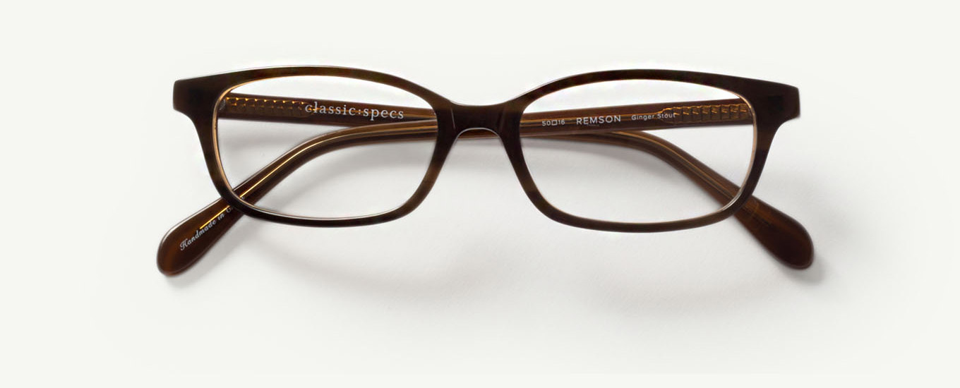 Ginger Stout / Clear lenses