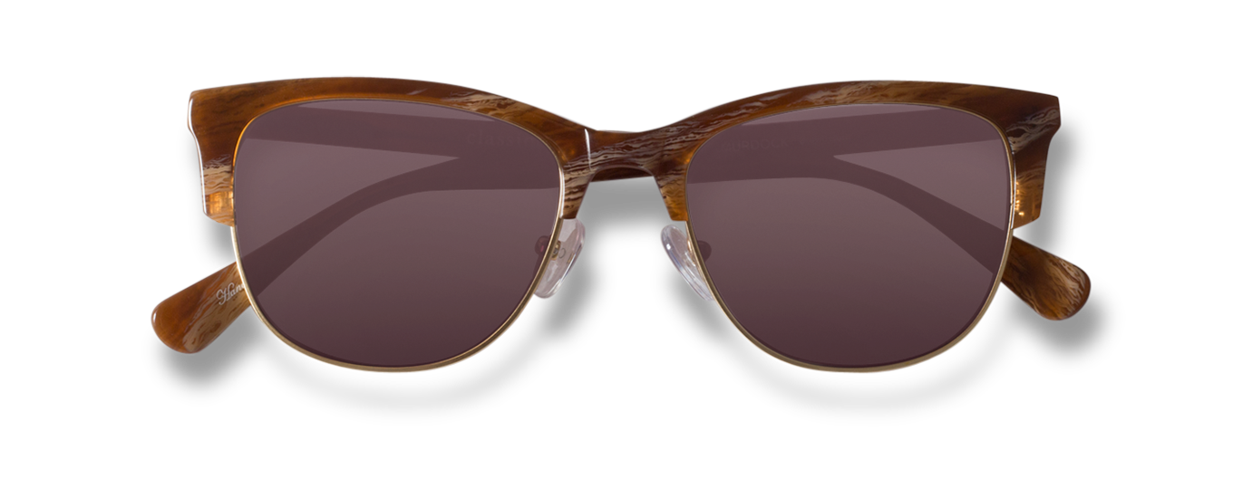 Brown Horn / Amber lenses