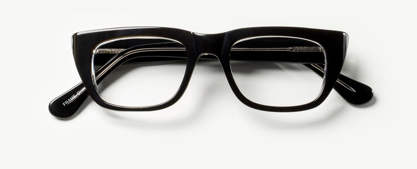 Black Crystal / Clear lenses