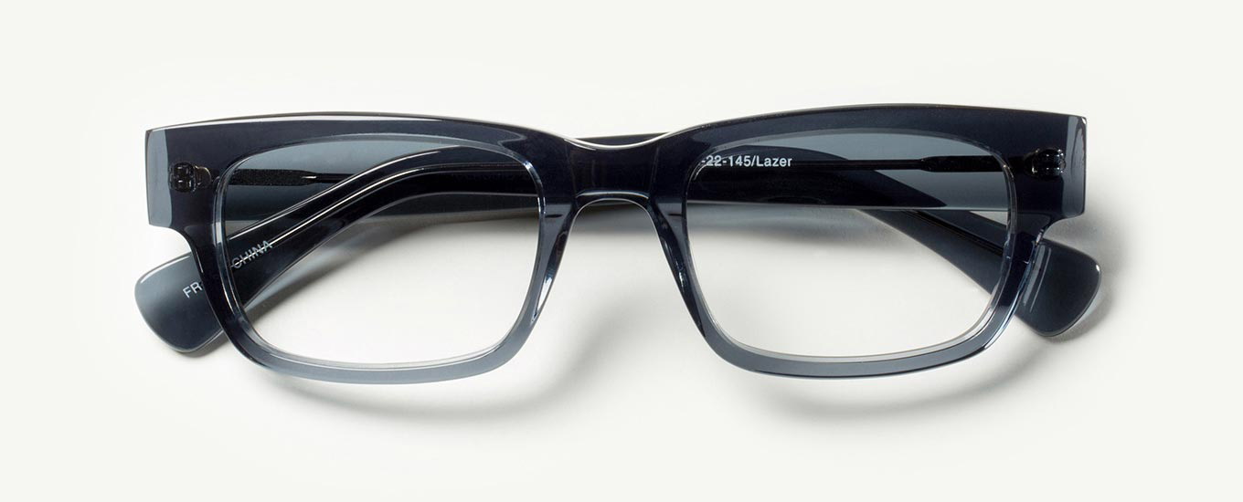 Slate Blue / Clear lenses