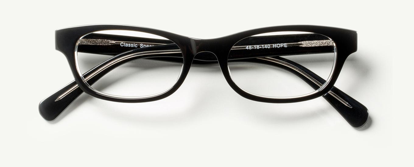 Black Crystal / Clear lenses
