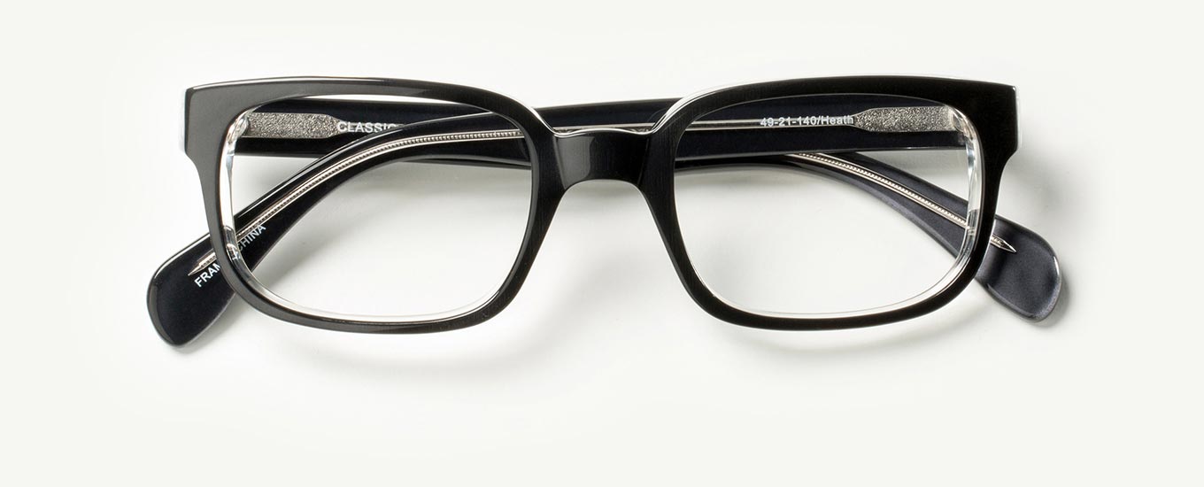 Graphite Crystal / Clear lenses