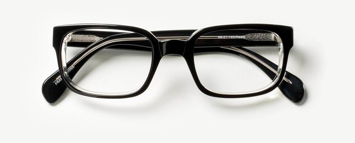 Black Crystal / Clear lenses