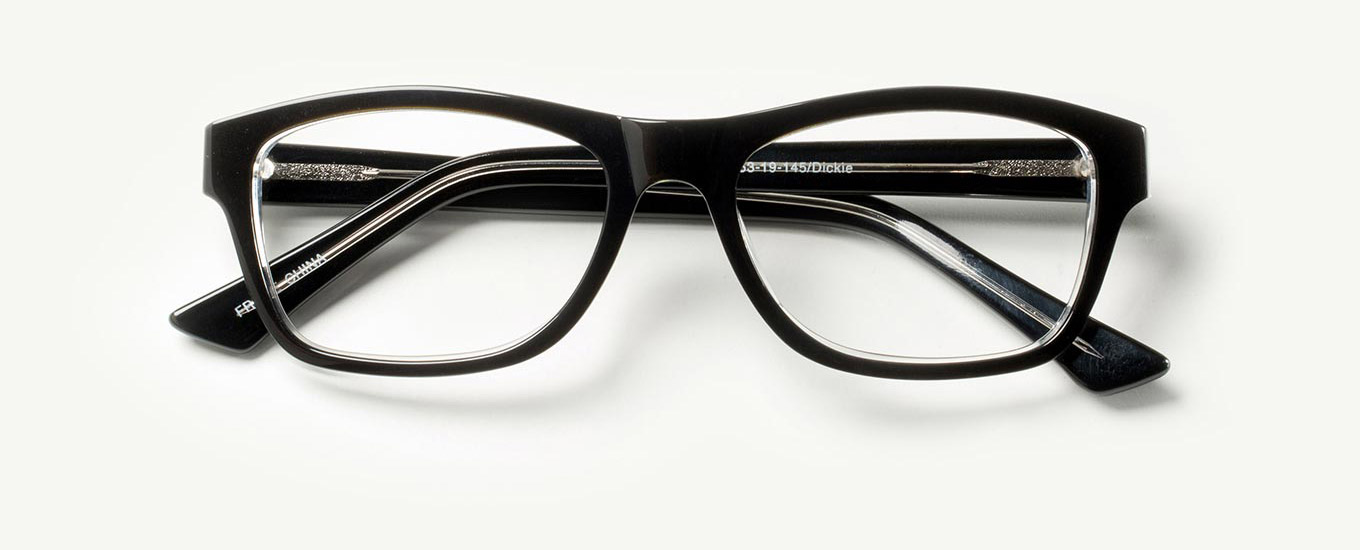 Black Crystal / Clear lenses