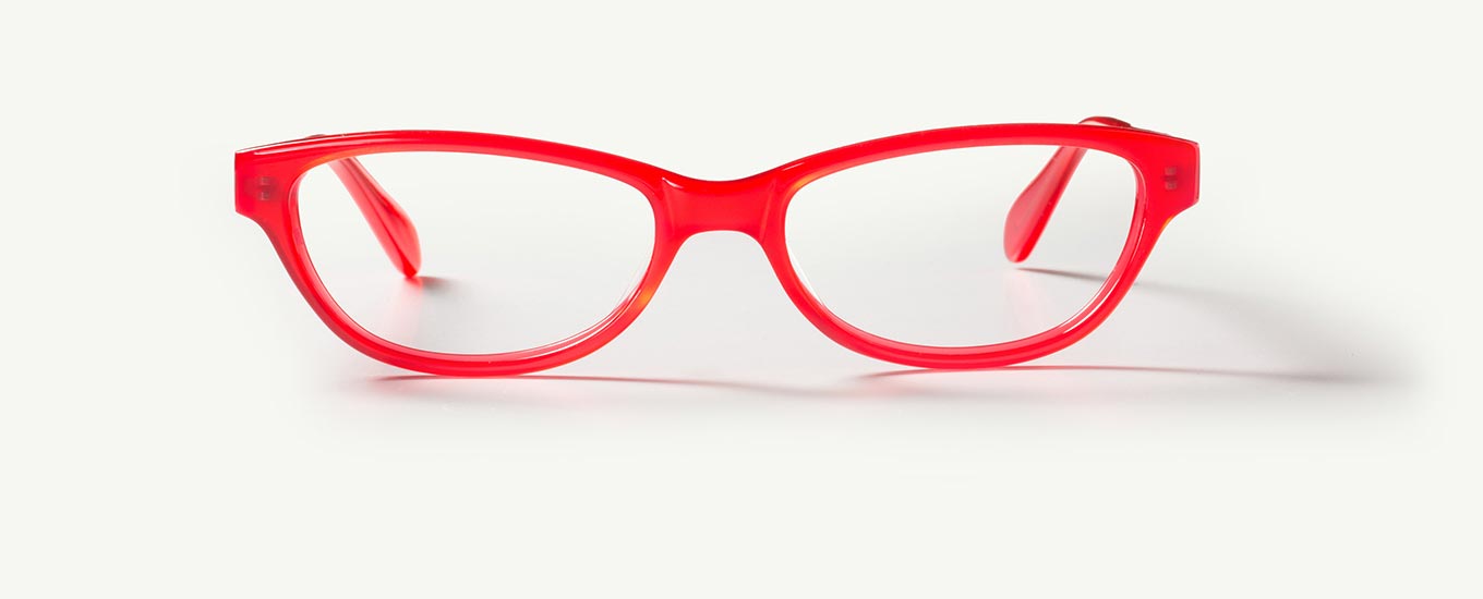 Red Flame / Clear lenses