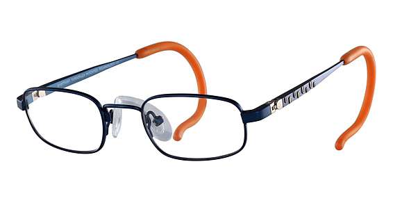 Matte Royal Blue & Orange & Yellow With Orange Cable (50)