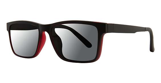 Black/Red / Platinum Mirror (C3 / MIRRORED)