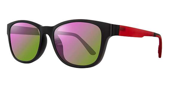 Mat.Black/Red / Purple Mirror (C1)