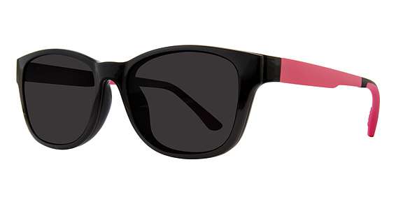 Shiny Black/Hot Pink / Grey Mirror (C2)