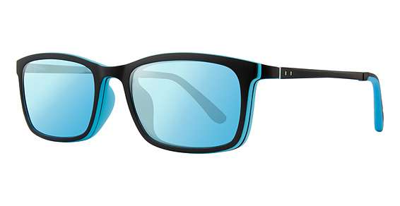 Black/Cyan / Blue Mirror (C2)