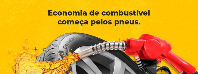 Economia de combustível começa com os pneus da Continental