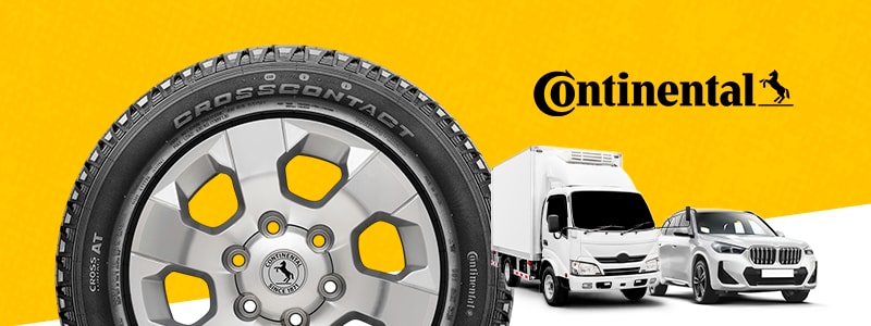Pneus Continental de alta resistência para todo tipo de aplicação