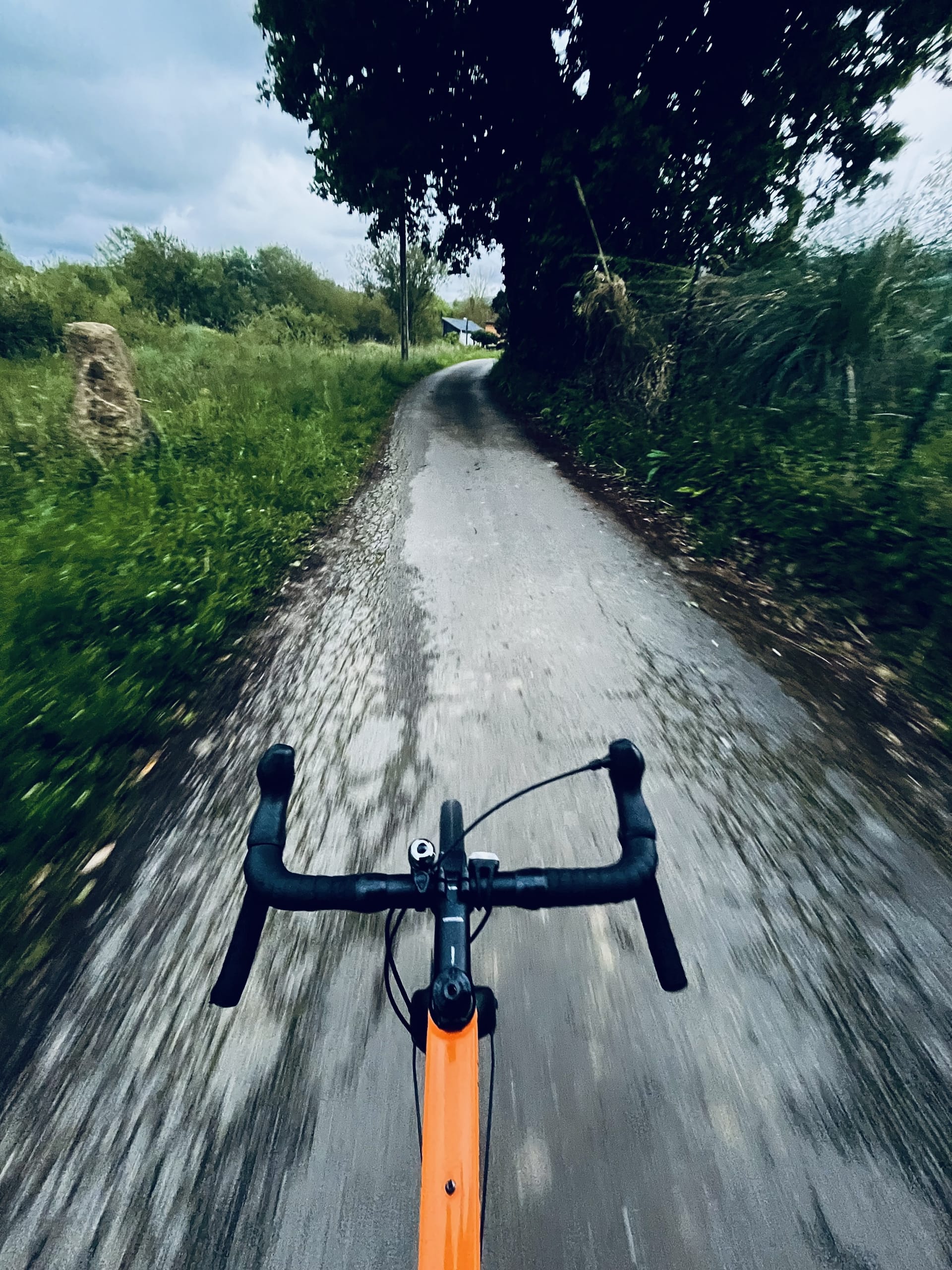 Una carretera secundaria. Una carretera secundaria.