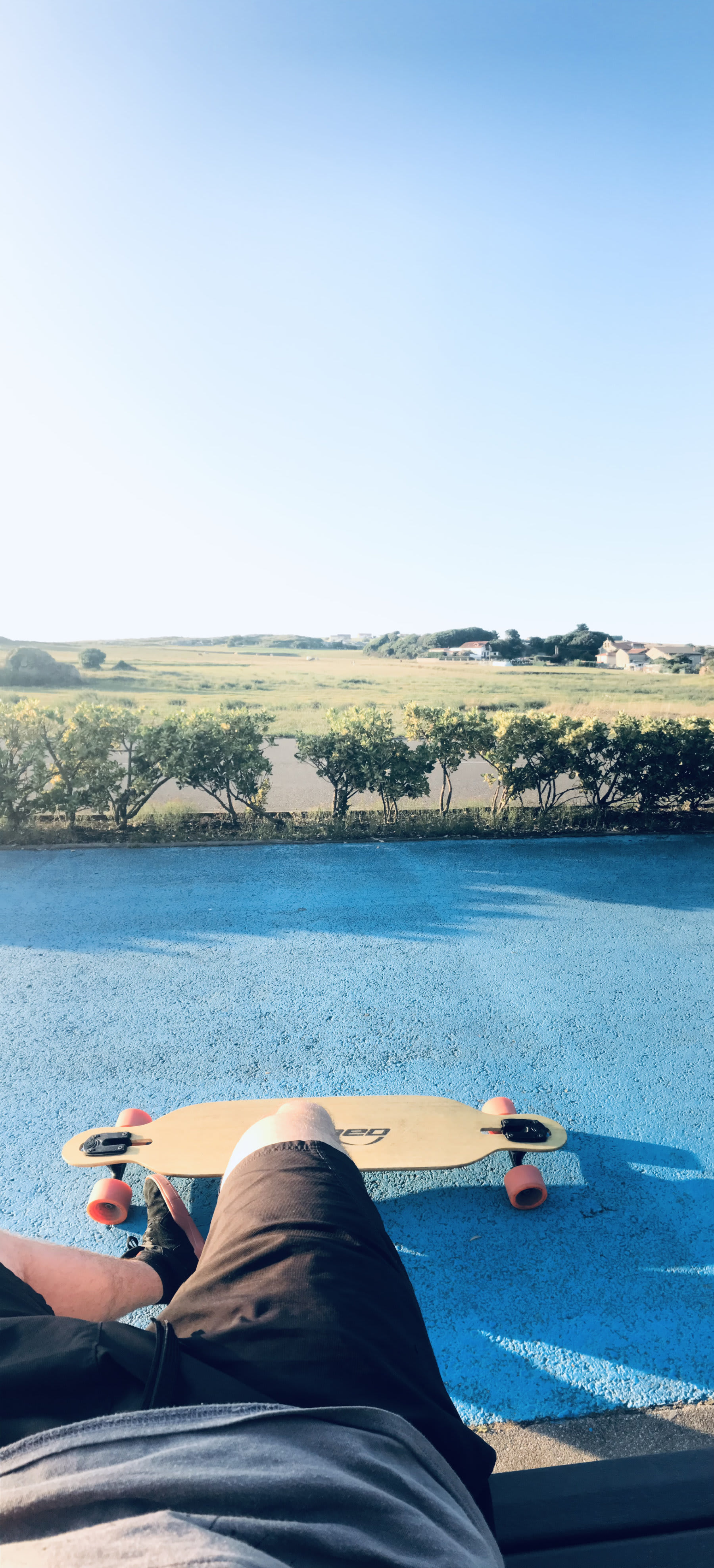 Mi longboard en Cuchía Mi longboard en Cuchía