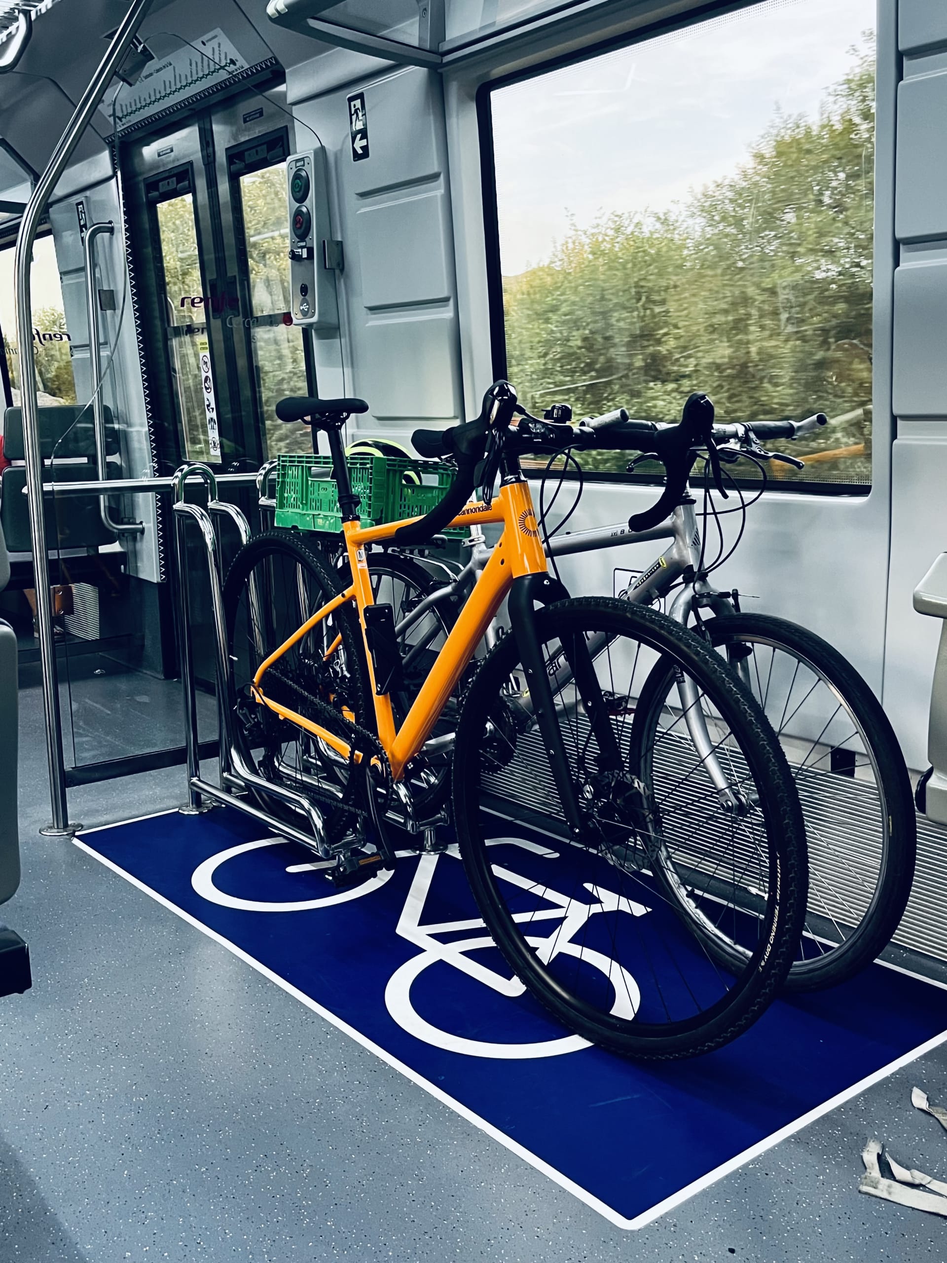Mi bicicleta en el tren Mi bicicleta en el tren
