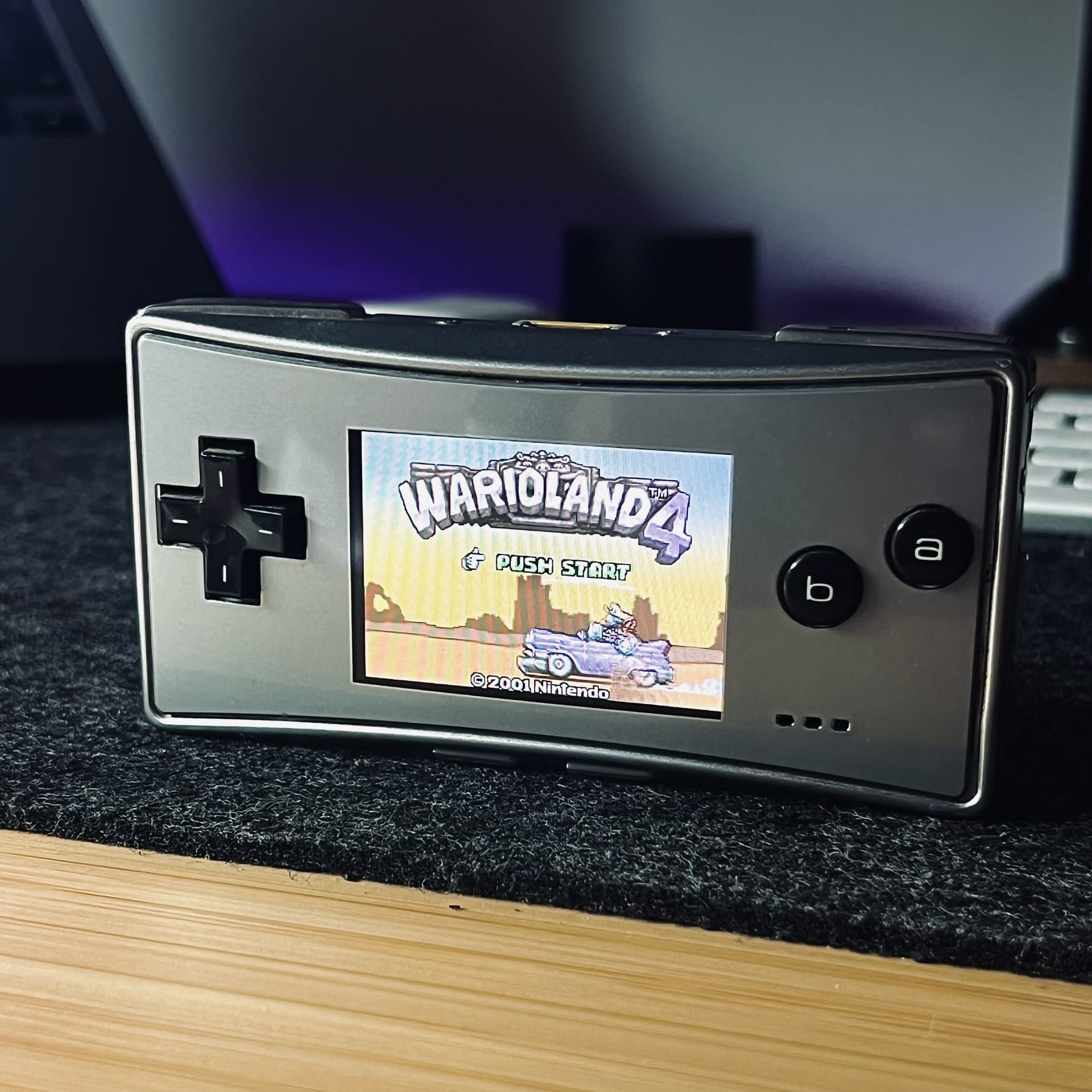 Wario Land 4, para Game Boy Micro 