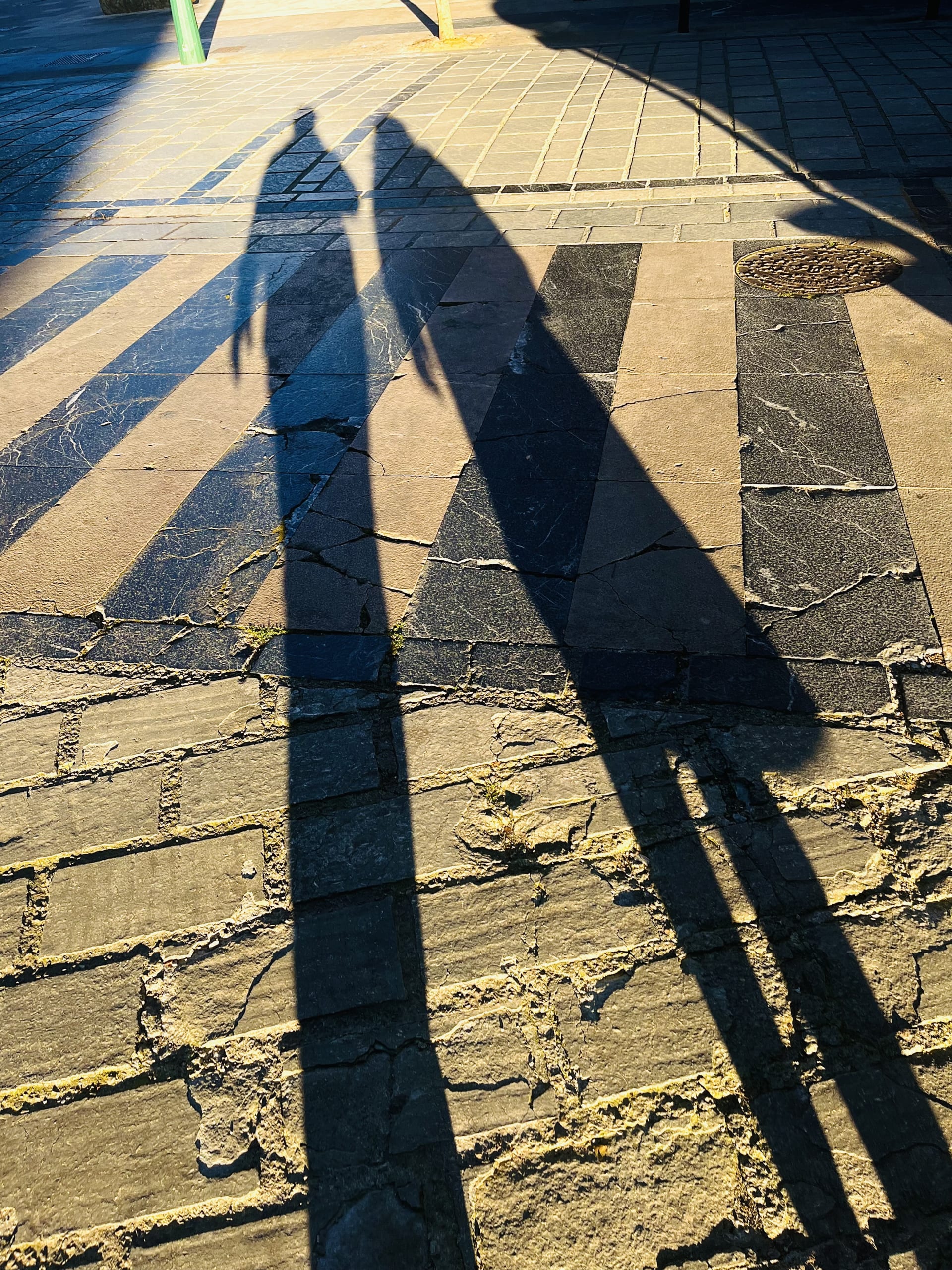 Mi sombra junto a la de Sara Mi sombra junto a la de Sara