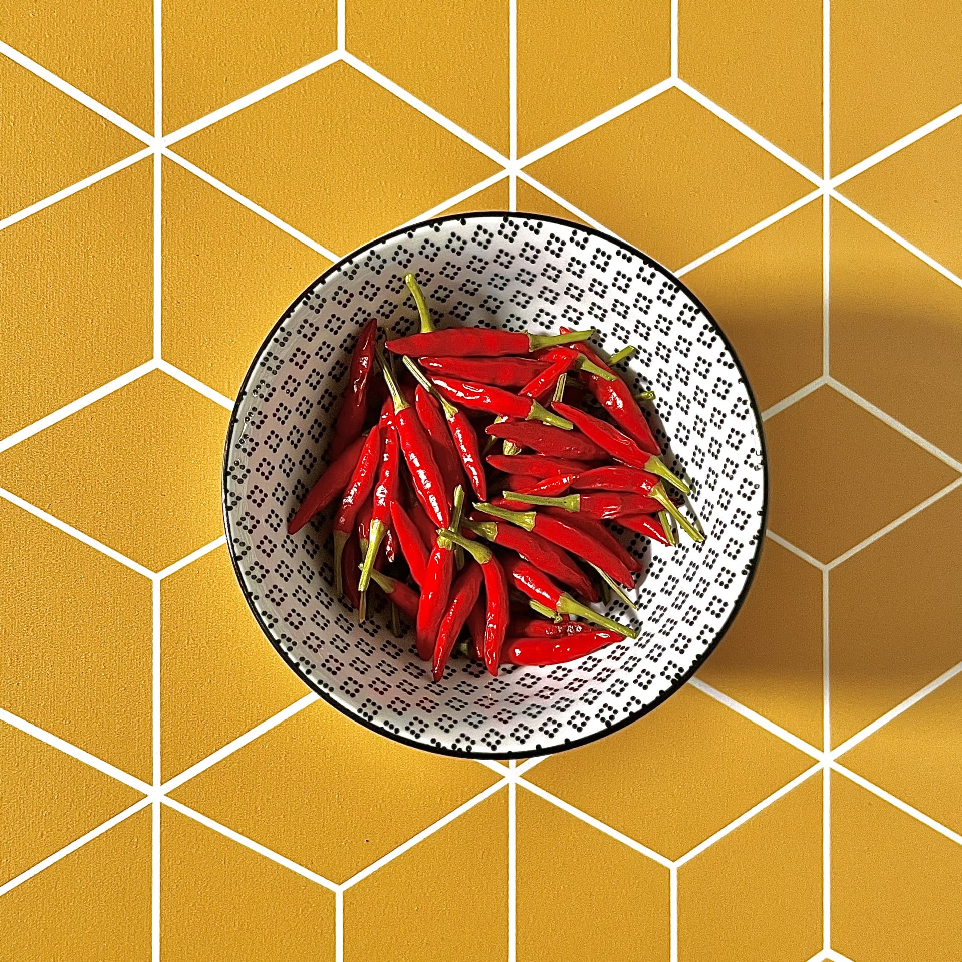 Mi cosecha de guindillas