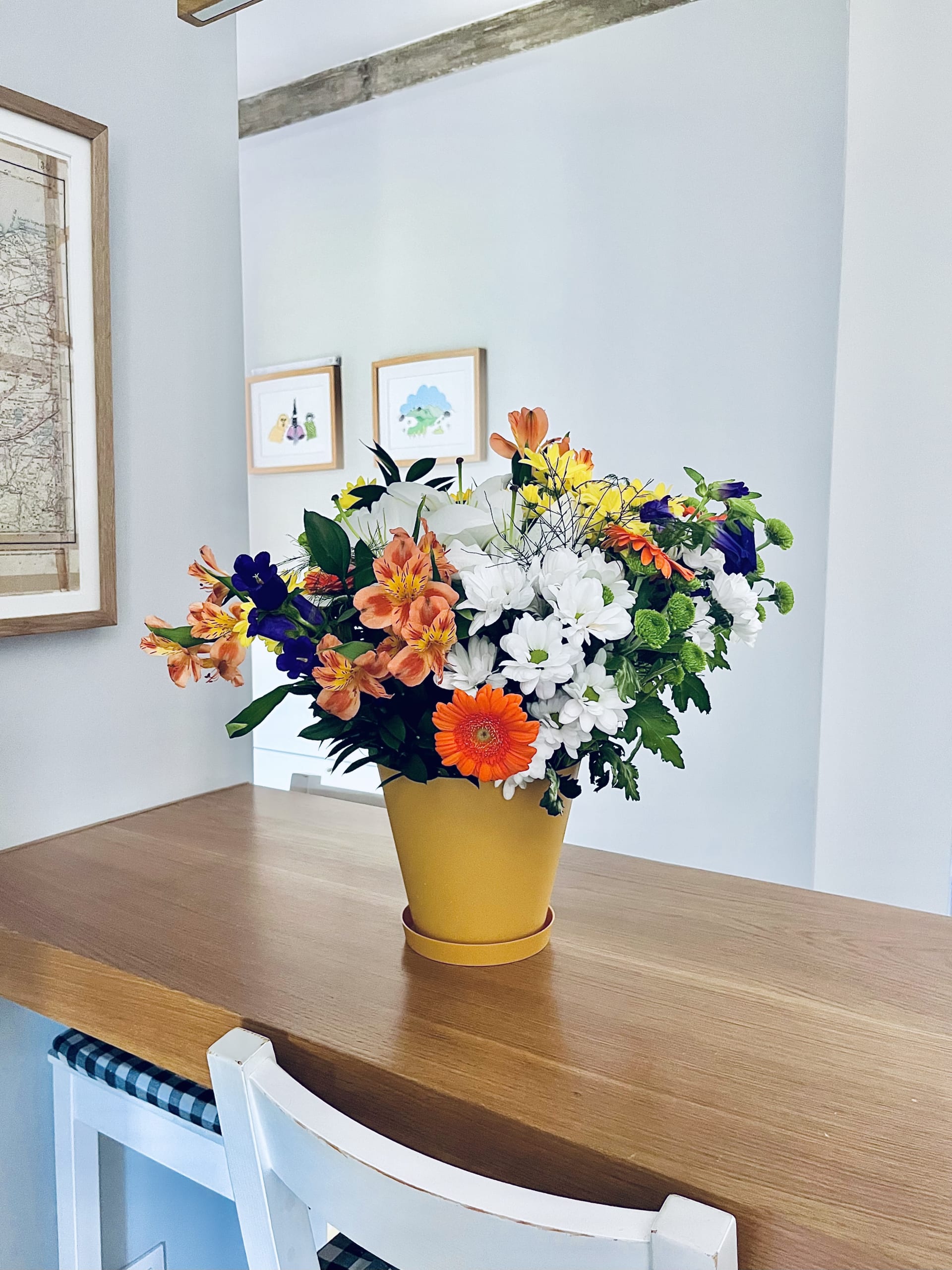 Unas flores muy coloridas