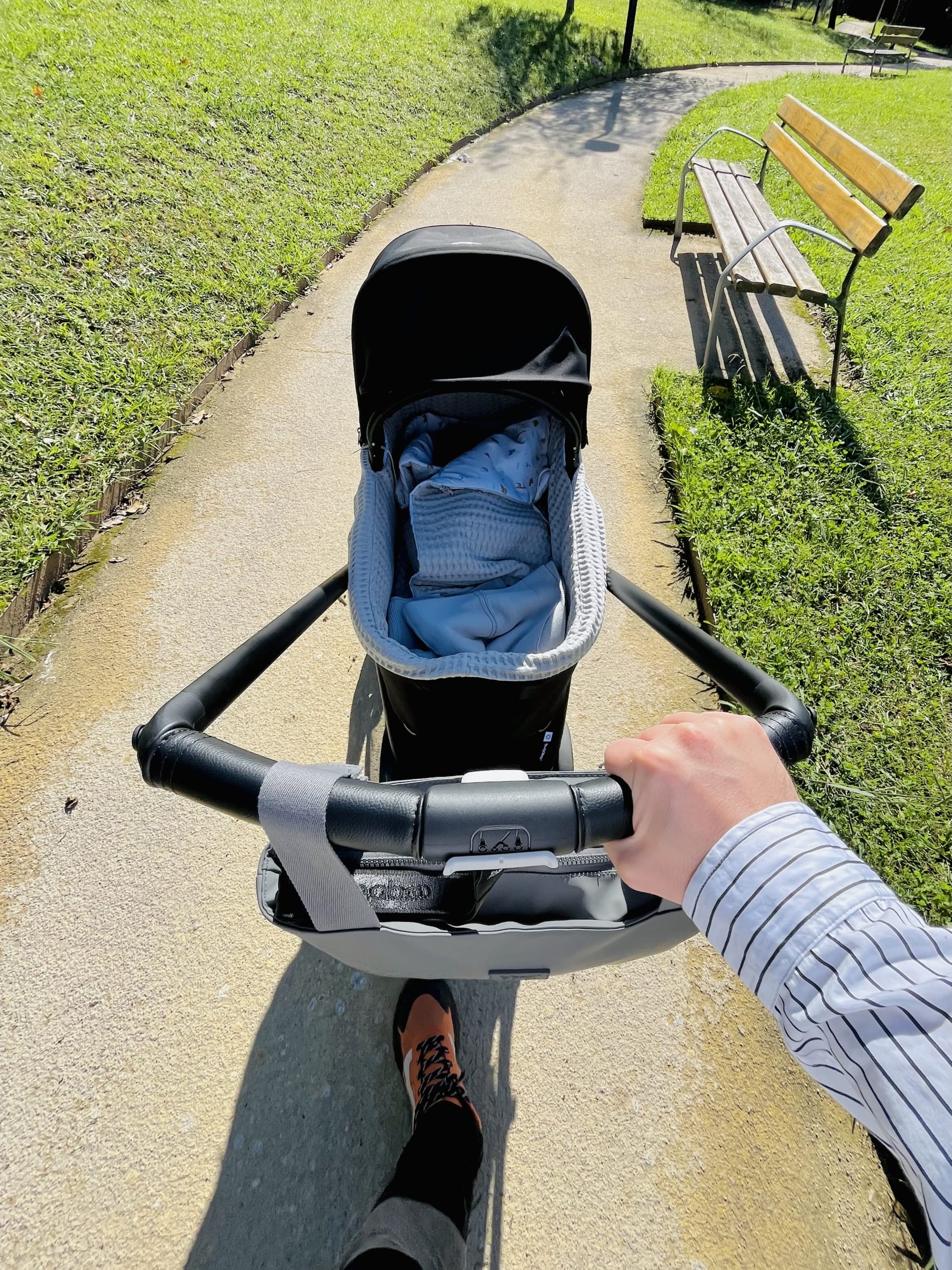Uno de los primeros paseos con Bosco