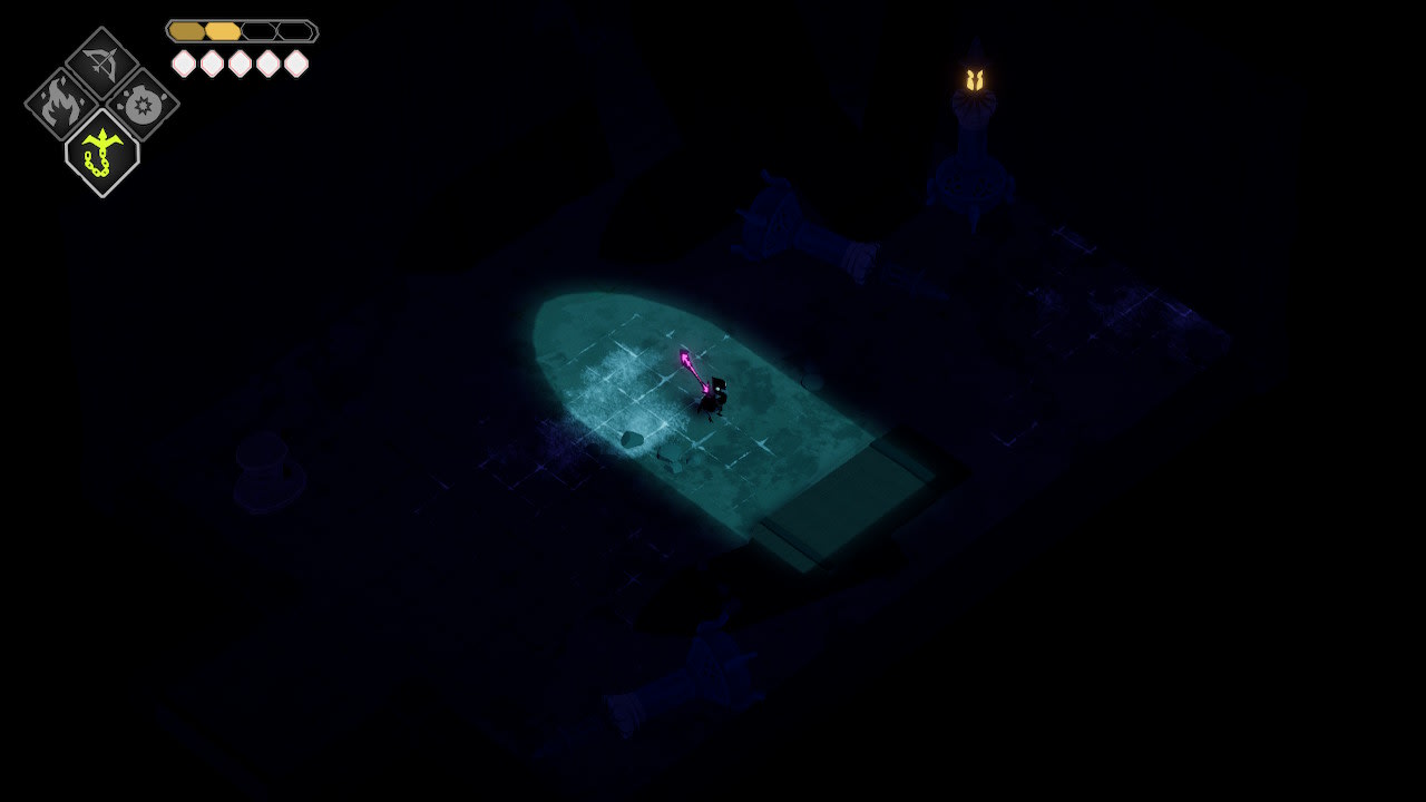 El cuervo dentro de un castillo 