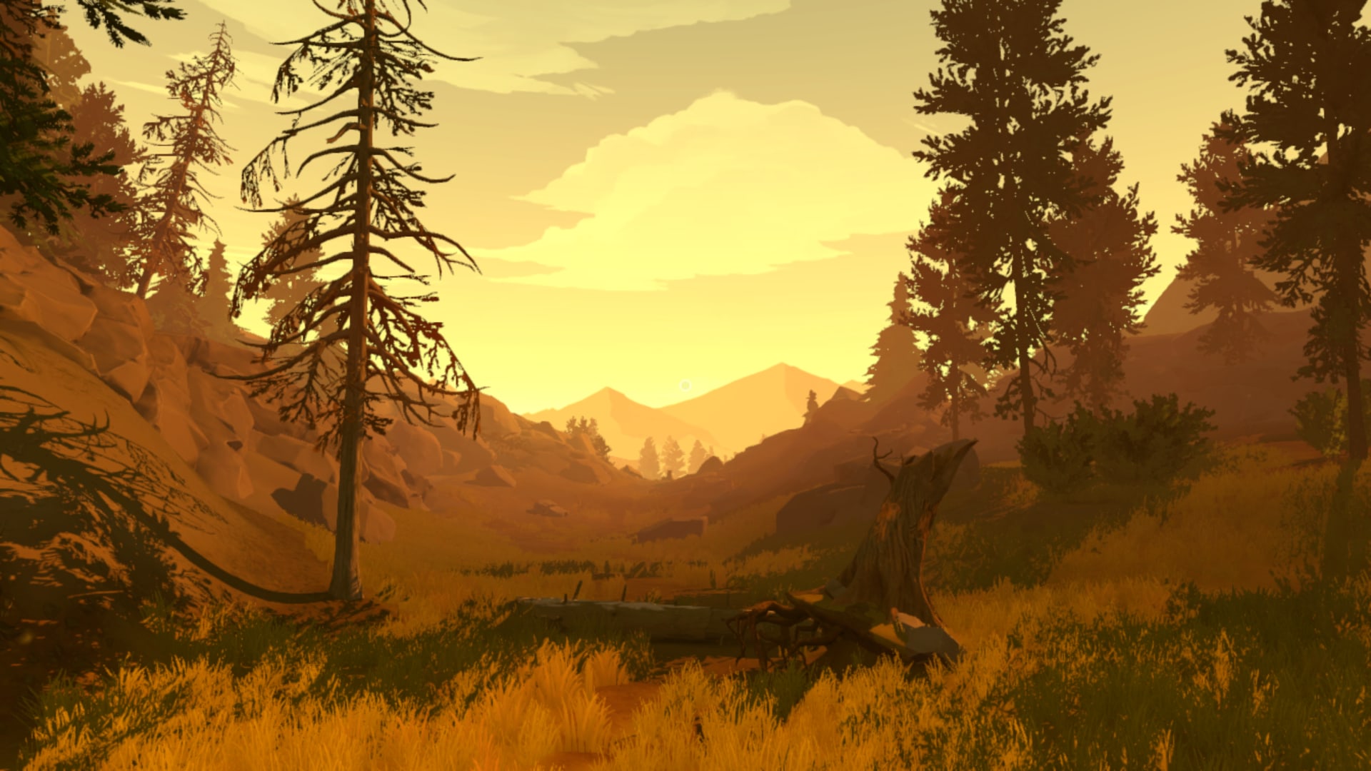 Firewatch: imagen de la reserva natural Firewatch: imagen de la reserva natural