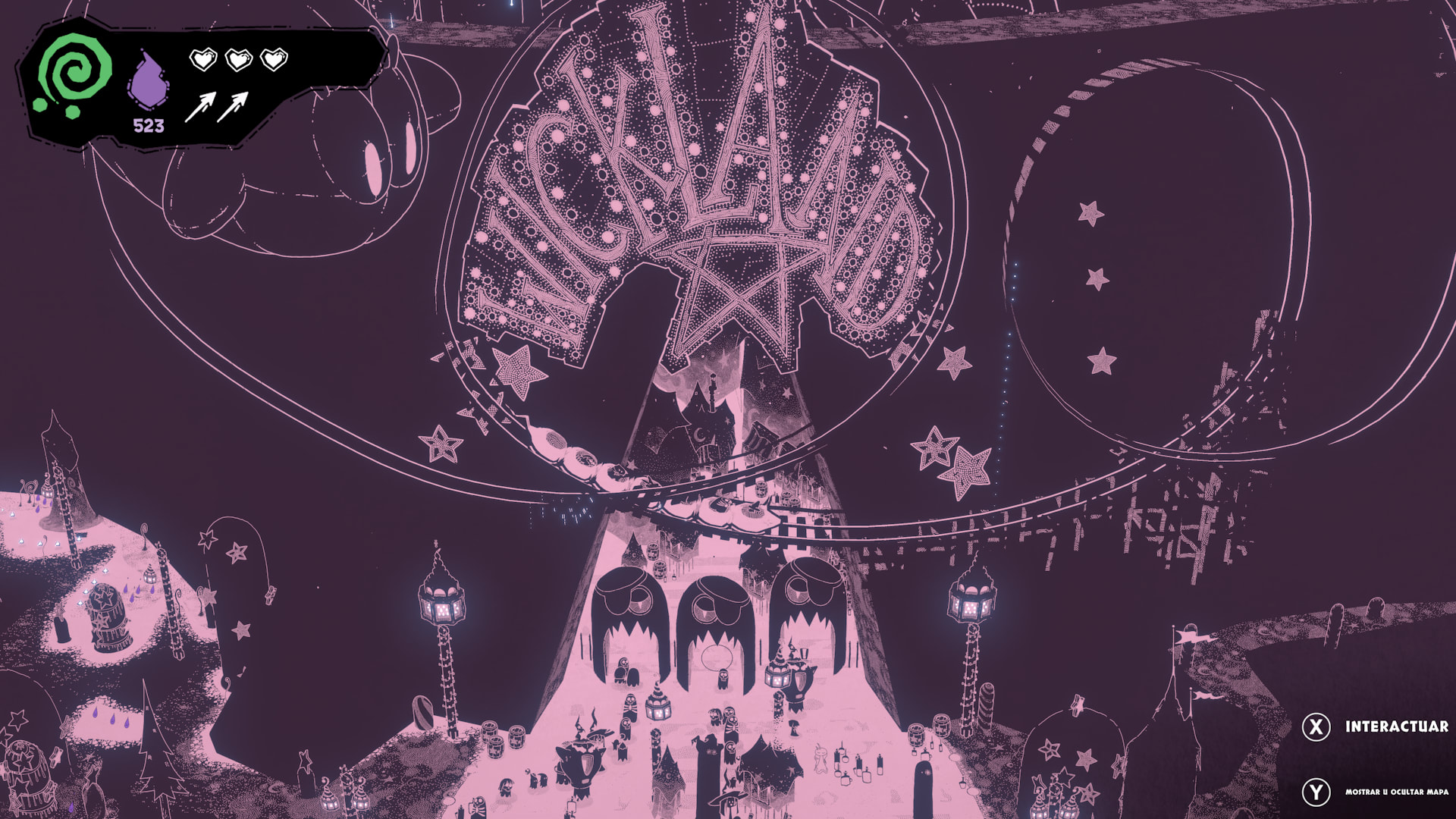 Un parque de atracciones