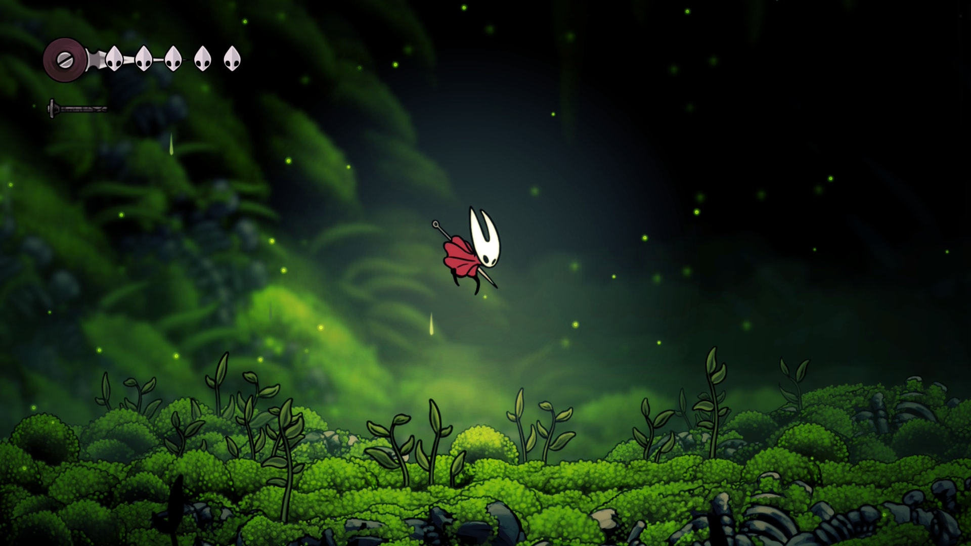 Hornet recorriendo la Gruta Musgosa