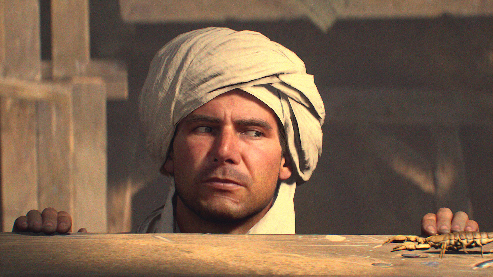 Indy y un escorpión