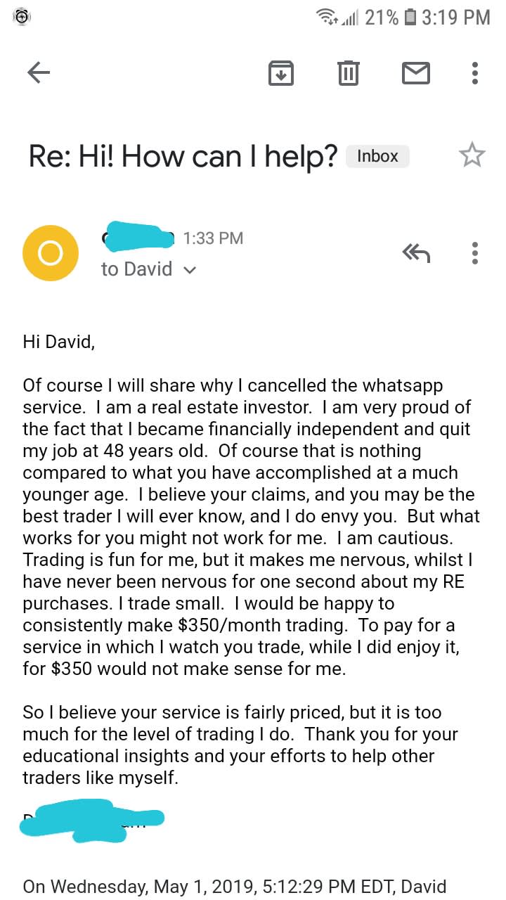 BestStockStrategy Testimonials